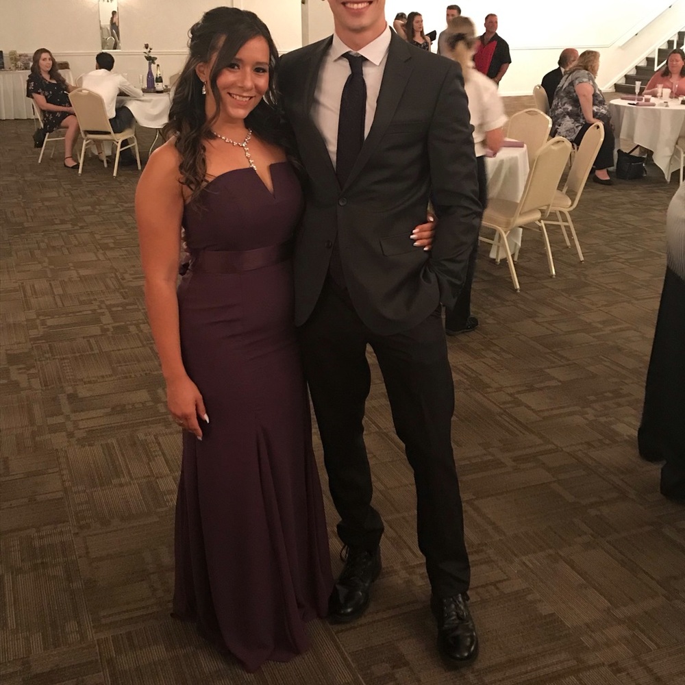 Purple Bridesmaid Dress